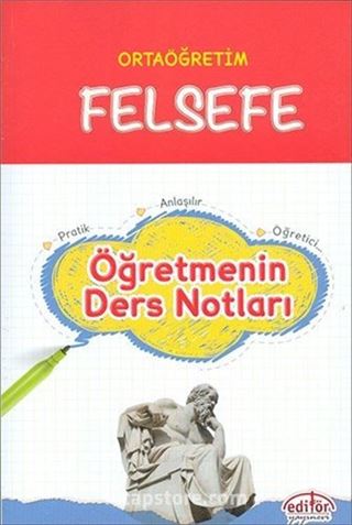 Ortaöğretim Felsefe Öğretmenin Ders Notları