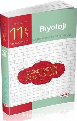 11.Sınıf Biyoloji Öğretmenin Ders Notları