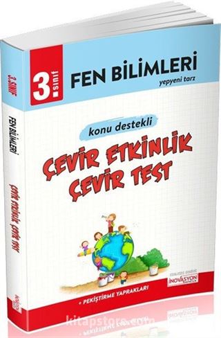 3. Sınıf Fen Bilimleri Çevir Etkinlik Çevir Test