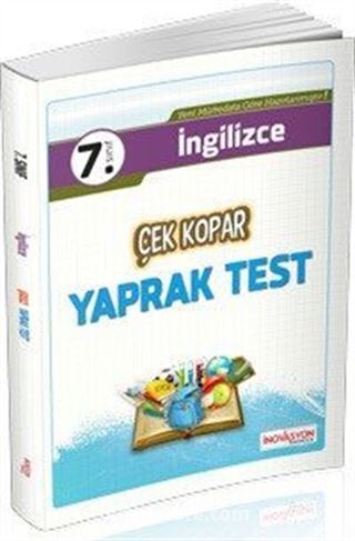 7.Sınıf İngilizce Çek Kopar Yaprak Test