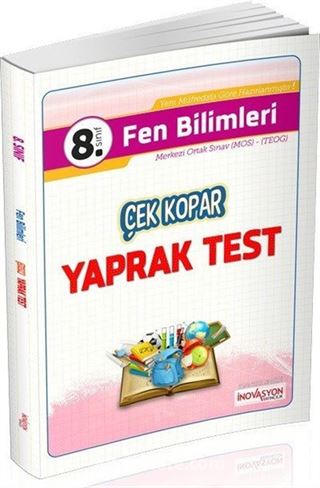 8.Sınıf Fen Bilimleri Çek Kopar Yaprak Test