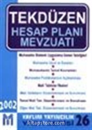 Tekdüzen Hesap Planı Mevzuatı