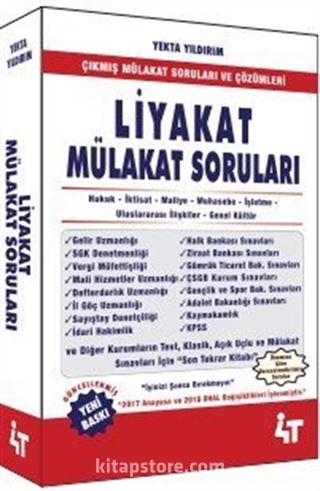 Liyakat Mülakat Soruları