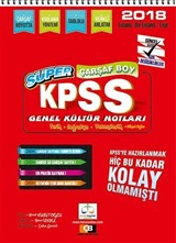 2018 KPSS Süper Çarşaf Boy Genel Kültür Ders Notları