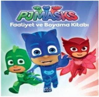 Pj Maskeliler Faaliyet ve Boyama Kitabı