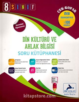 8. Sınıf Din Kültürü ve Ahlak Bilgisi Soru Kütüphanesi