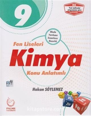 9. Sınıf Fen Liseleri Kimya Konu Kitabı