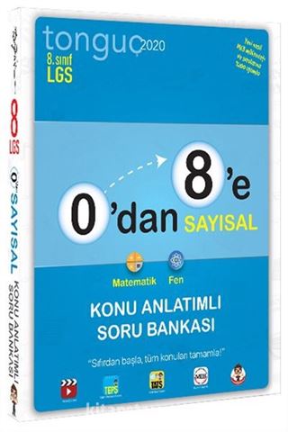 0'dan 8'e Sayısal Konu Anlatımlı Soru Bankası