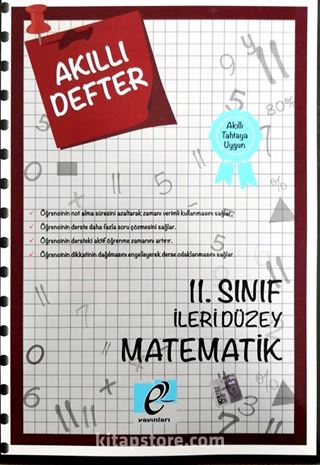 11. Sınıf İleri Düzey Matematik Akıllı Defter