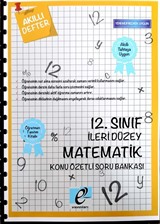 12. Sınıf İleri Düzey Matematik Konu Özetli Soru Bankası Akıllı Defter