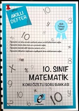 10. Sınıf Matematik Konu Özetli Soru Bankası Akıllı Defter