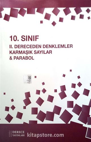 10. Sınıf II. Dereceden Denklemler Karmaşık Sayılar - Parabol