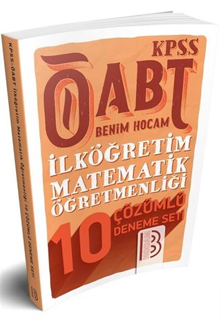 2018 ÖABT İlköğretim Matematik Öğretmenliği Çözümlü 10 Deneme Seti