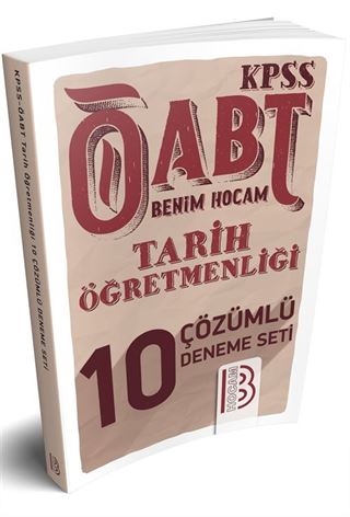 2018 ÖABT Tarih Öğretmenliği Çözümlü 10 Deneme Seti