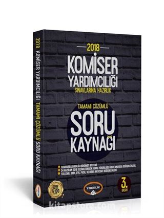 2018 Komiser Yardımcılığı Sınavlarına Hazırlık Tamamaı Çözümlü Soru Bankası