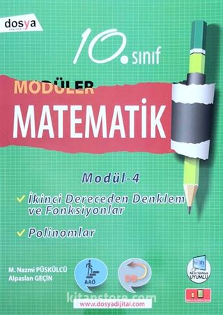 10. Sınıf Modüler Matematik Modül 4 İkinci Dereceden Denklem Ve Fonksiyonlar Polinomlar