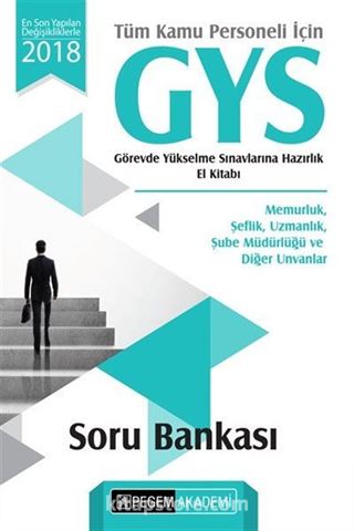 2018 Tüm Kamu Personeli İçin Görevde Yükselme Hazırlık El Kitabı Soru Bankası