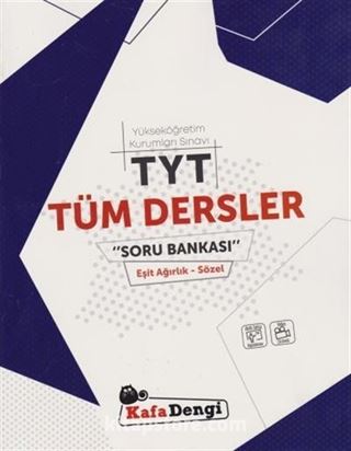 TYT Tüm Dersler Eşit Ağırlık-Sözel Soru Bankası