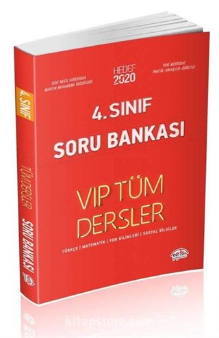 4. Sınıf Vip Tüm Dersler Soru Bankası