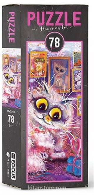 Puzzle / Flowering Cat (78 Parça)