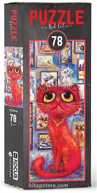 Puzzle / Red Cat (78 Parça)