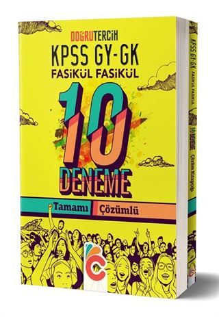 2018 KPSS GY-GK Fasikül Fasikül Çözümlü 10 Deneme