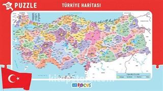 Puzzle /Türkiye Haritası Küçük Boy / (81 Parça)