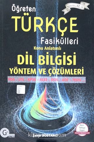 Öğreten Türkçe Fasikülleri Konu Anlatımlı Dil Bilgisi Yöntem Ve Çözümleri