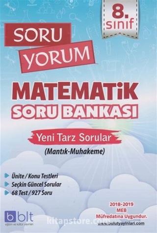 8. Sınıf Soru Yorum Matematik Soru Bankası