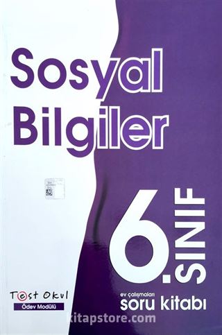 6. Sınıf Sosyal Bilgiler Ev Çalışmaları Soru Kitabı