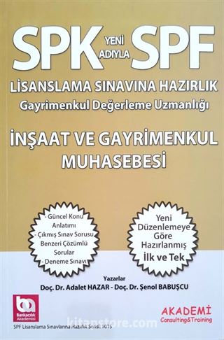 SPF İnşaat Ve Gayrimenkul Muhasebesi