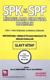 SPF Lisanslama Sınavına Hazırlık Dar Kapsamlı Sermaye Piyasası Mevzuatı Ve Meslek Kuralları Slayt Kitap