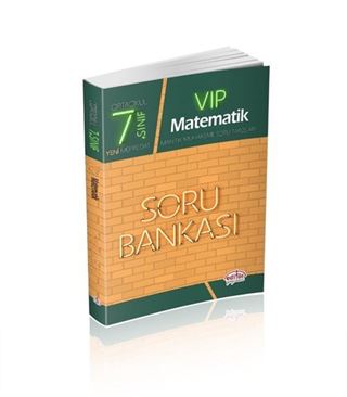 7. Sınıf VIP Matematik Soru Bankası