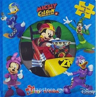 Disney Mickey ve Çılgın Yarışçılar İlk Yapboz Kitabım