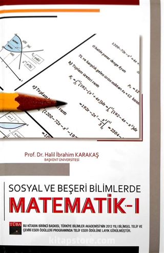 Sosyal Ve Beşeri Bilimlerde Matematik-1