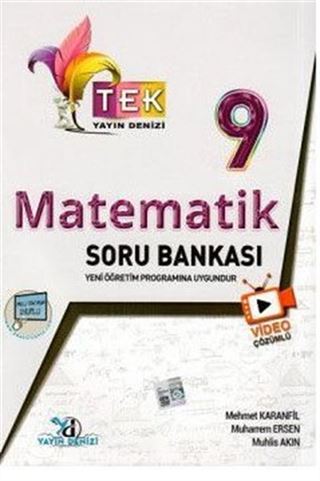 9. Sınıf TEK Serisi Video Çözümlü Matematik Soru Bankası