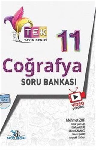 11. Sınıf TEK Serisi Video Çözümlü Coğrafya Soru Bankası