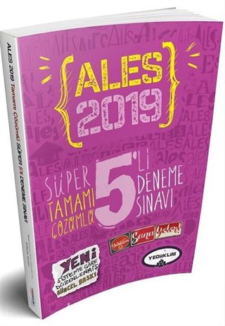 2019 Ales Tamamı Çözümlü Süper 5'li Deneme