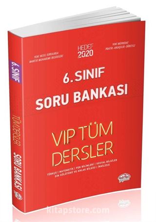 6. Sınıf Vıp Tüm Dersler Soru Bankası