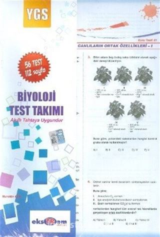 YGS Biyoloji Yaprak Test Takımı