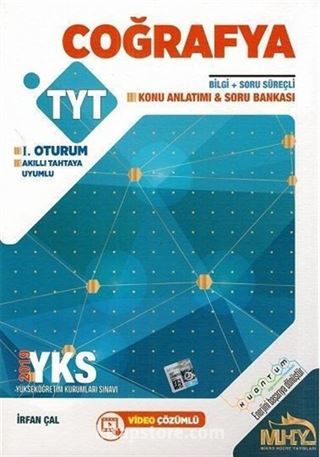 YKS TYT 1. Oturum Coğrafya Bilgi Soru Süreçli Konu Anlatımlı Soru Bankası