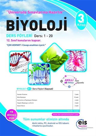 Biyoloji 3. Kitap Ders Föyleri Ders:1-20 (12. Sınıf Konuları)