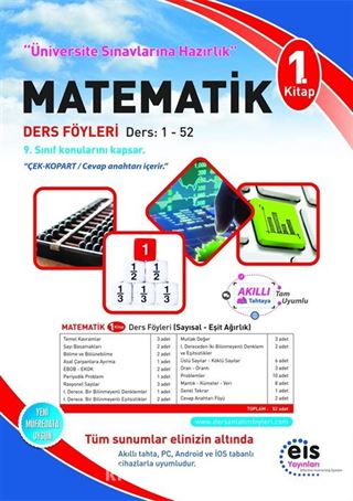 Matematik 1. Kitap Ders Föyleri Ders:1-52