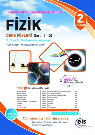 Fizik 2. Kitap Ders Föyleri Ders:1-40 (9,10 ve 11. Sınıf Konuları)