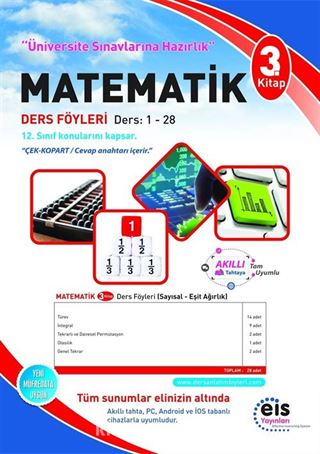 Matematik 3. Kitap Ders Föyleri Ders:1-28