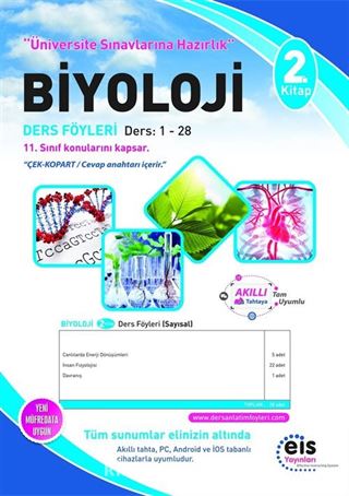 Biyoloji 2. Kitap Ders Föyleri Ders:1-28 (11. Sınıf Konuları)