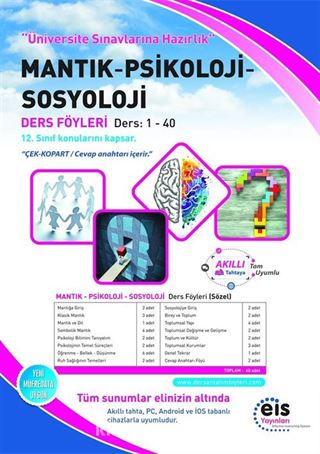 Mantık-Psikoloji-Sosyoloji Ders Föyleri Ders:1-40 (12. Sınıf Konuları)