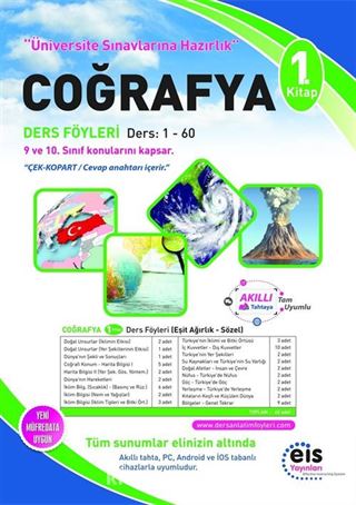 Coğrafya 1. Kitap Ders Föyleri Ders:1-60 (9 ve 10. Sınıf Konuları)