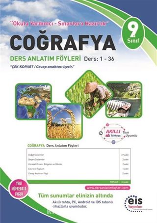 9. Sınıf Coğrafya Ders Anlatım Föyleri Ders:1-36