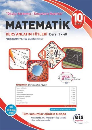 10. Sınıf Matematik Ders Anlatım Föyleri Ders:1-48